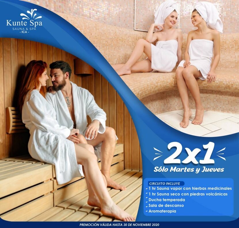 SEDE ICA Kunte Spa Sauna Hidromasaje Masajes